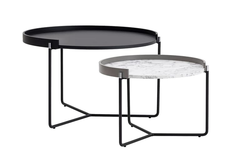 Manisha Indskudsbord - Antracit - Møbler - Borde - Aflastningsbord - Indskudsborde