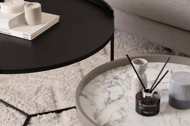 Manisha Indskudsbord - Antracit - Møbler - Borde - Aflastningsbord - Indskudsborde