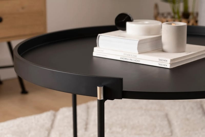 Manisha Indskudsbord - Antracit - Møbler - Borde - Aflastningsbord - Indskudsborde