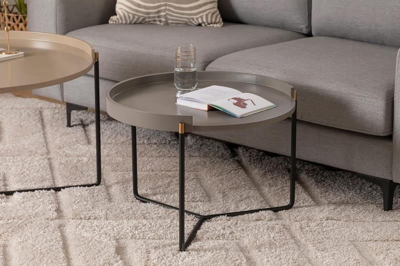 Manisha Indskudsbord - Beige - Møbler - Borde - Aflastningsbord - Indskudsborde