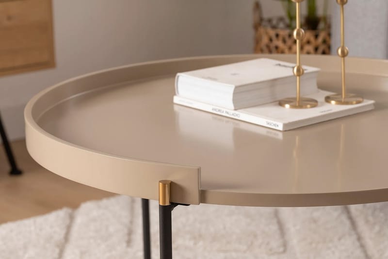 Manisha Indskudsbord - Beige - Møbler - Borde - Aflastningsbord - Indskudsborde