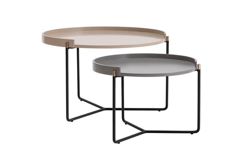 Manisha Indskudsbord - Beige - Møbler - Borde - Aflastningsbord - Indskudsborde