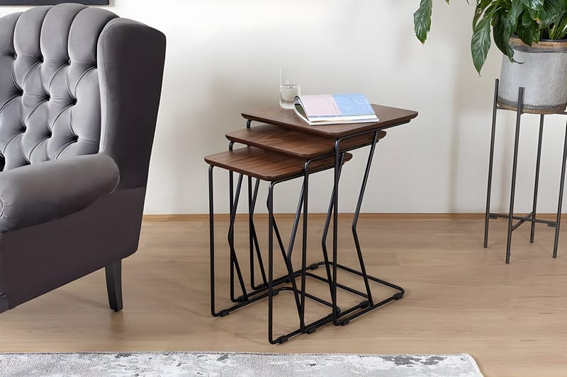 Retore Indskudsbord, Valnød finér