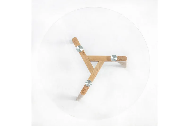 Sæt HELENA 2 stk D50xH45cm D40xH40cm - Møbler - Borde - Aflastningsbord - Indskudsborde