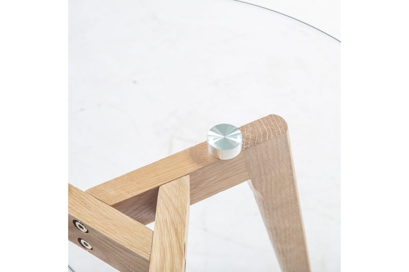 Sæt HELENA 2 stk D50xH45cm D40xH40cm - Møbler - Borde - Aflastningsbord - Indskudsborde