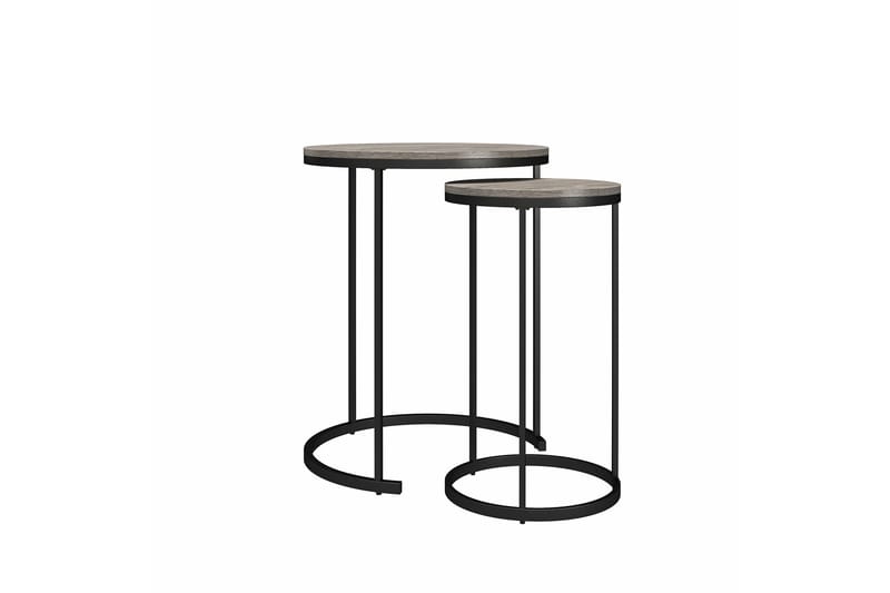 Tamazi Sætborde - Grå - Møbler - Borde - Aflastningsbord - Indskudsborde