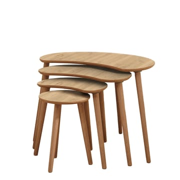 Indumati indskudsborde 75 cm - Eg - Møbler - Borde - Aflastningsbord - Indskudsborde
