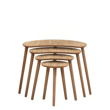 Indumati indskudsborde 75 cm - Eg - Møbler - Borde - Aflastningsbord - Indskudsborde