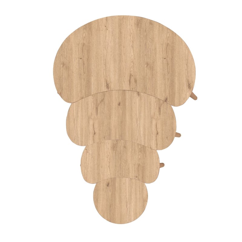 Indumati indskudsborde 75 cm - Eg - Møbler - Borde - Aflastningsbord - Indskudsborde