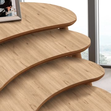 Indumati indskudsborde 75 cm - Eg - Møbler - Borde - Aflastningsbord - Indskudsborde