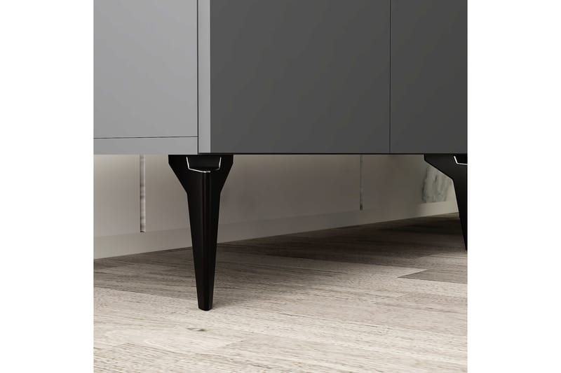Iris Konsolbord 150 cm - Antracit/Sølv - Møbler - Borde - Aflastningsbord - Entrébord