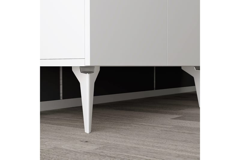 Iris Konsolbord 150 cm - Hvid/Sølv - Møbler - Borde - Aflastningsbord - Entrébord