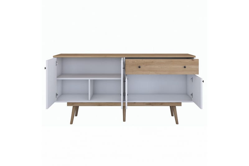 Islen konsolbord 180 cm - Mørkebrun/Hvid - Møbler - Borde - Aflastningsbord - Entrébord