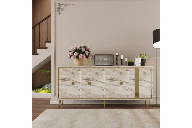 Ivara Konsolbord 150 cm - Beige - Møbler - Borde - Aflastningsbord - Entrébord