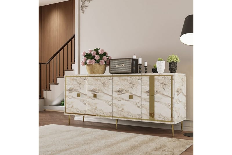 Ivara Konsolbord 150 cm - Beige - Møbler - Borde - Aflastningsbord - Entrébord