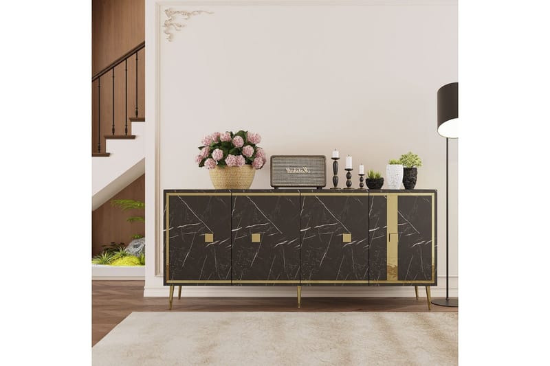 Ivara Konsolbord 150 cm - Sort - Møbler - Borde - Aflastningsbord - Entrébord