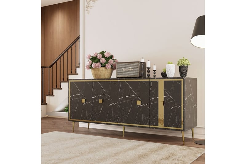 Ivara Konsolbord 150 cm - Sort - Møbler - Borde - Aflastningsbord - Entrébord