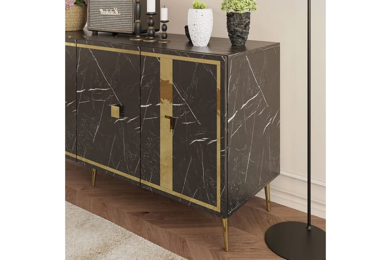 Ivara Konsolbord 150 cm - Sort - Møbler - Borde - Aflastningsbord - Entrébord