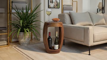 Ivouna Sidebord 30 cm - varm mørkebrun - Møbler - Borde - Aflastningsbord - Lampebord