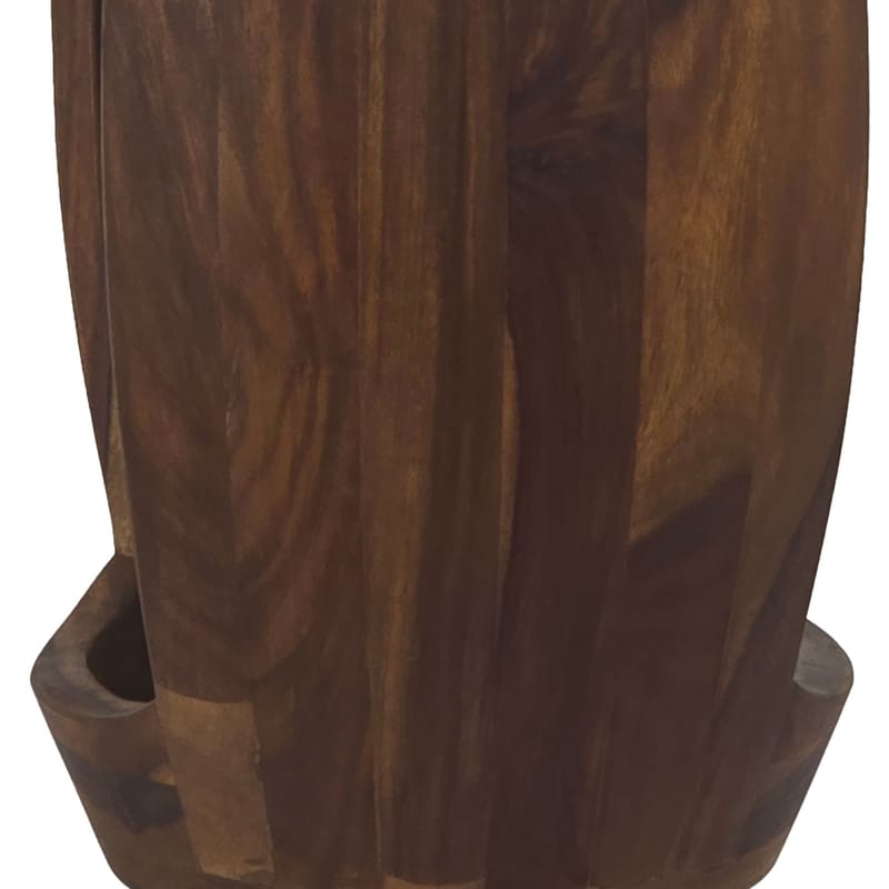 Ivouna Sidebord 30 cm - varm mørkebrun - Møbler - Borde - Aflastningsbord - Lampebord