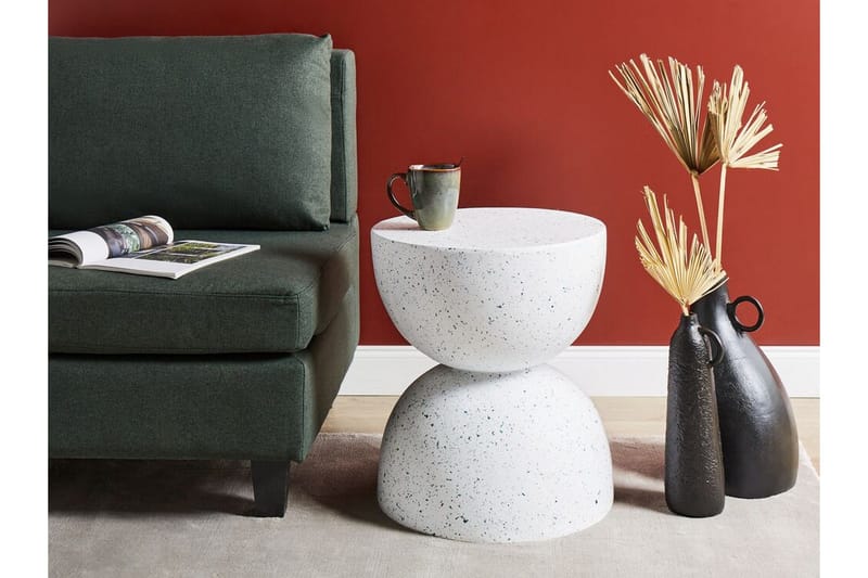 Jacksonville Sidebord 40 cm - Hvid/Blå - Møbler - Borde - Aflastningsbord - Lampebord