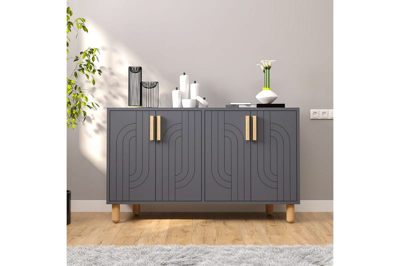 Januka Konsolbord 120 cm - Antracit - Møbler - Borde - Aflastningsbord - Entrébord