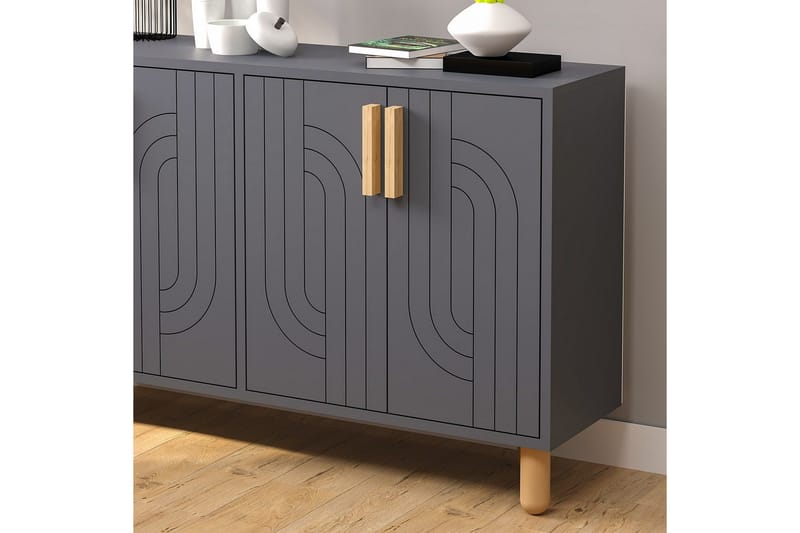 Januka Konsolbord 120 cm - Antracit - Møbler - Borde - Aflastningsbord - Entrébord