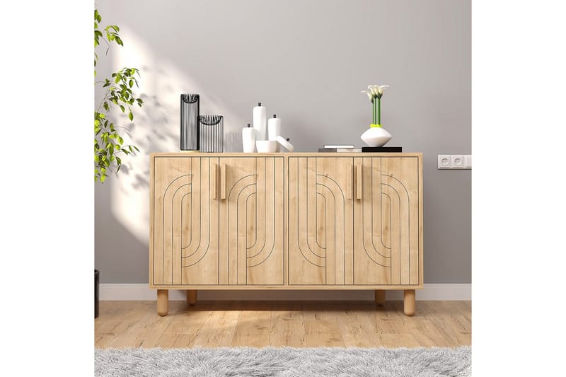 Januka Konsolbord 120 cm - Mellemfarvet træ - Møbler - Borde - Aflastningsbord - Entrébord