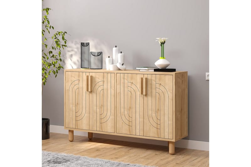Januka Konsolbord 120 cm - Mellemfarvet træ - Møbler - Borde - Aflastningsbord - Entrébord