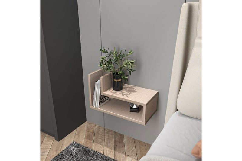 Jarlech Natbord 45 cm - Beige - Møbler - Borde - Aflastningsbord - Sengebord