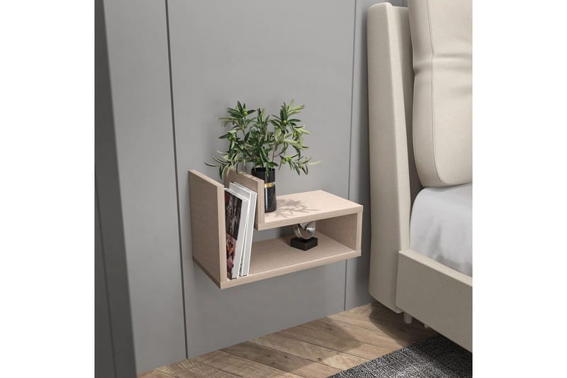 Jarlech Natbord 45 cm - Beige - Møbler - Borde - Aflastningsbord - Sengebord