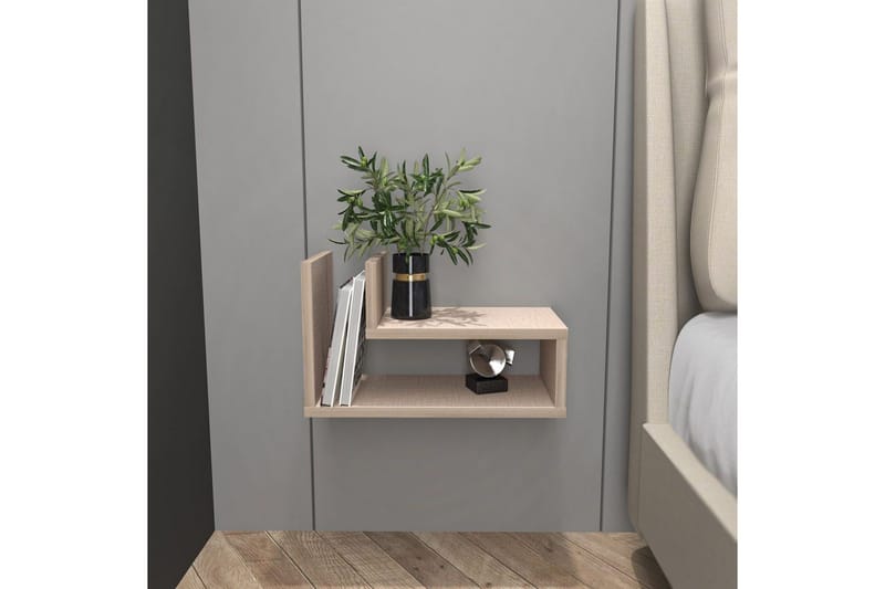 Jarlech Natbord 45 cm - Beige - Møbler - Borde - Aflastningsbord - Sengebord