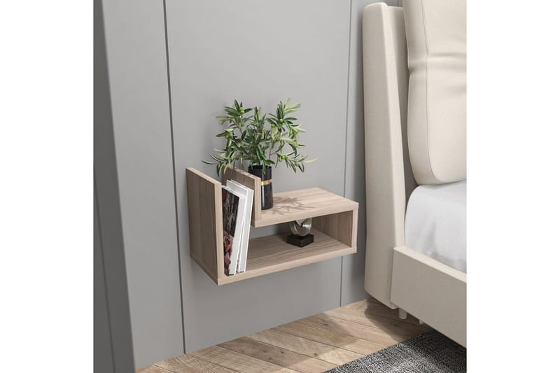 Jarlech Natbord 45 cm - Rød - Møbler - Borde - Aflastningsbord - Sengebord