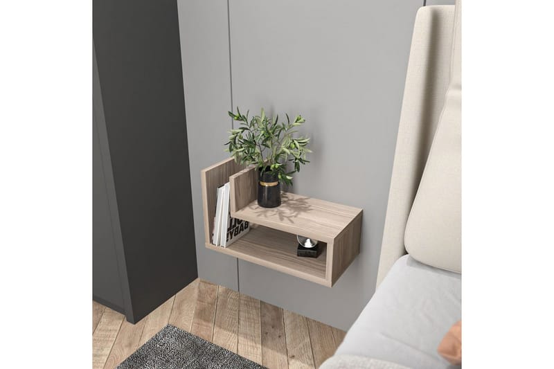 Jarlech Natbord 45 cm - Rød - Møbler - Borde - Aflastningsbord - Sengebord