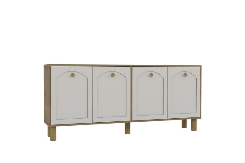 Jasvindir Konsolbord 180 cm - Brun/Hvid - Møbler - Borde - Aflastningsbord - Entrébord