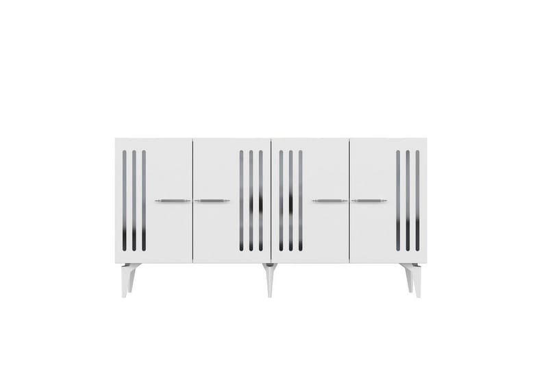 Junes Konsolbord 150 cm - Hvid/Sølv - Møbler - Borde - Aflastningsbord - Entrébord