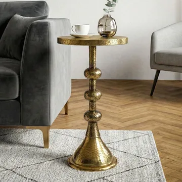 Junora Sidebord 30 cm Industriel stil - Antikguld - Møbler - Borde - Aflastningsbord - Konsolbord & sidebord