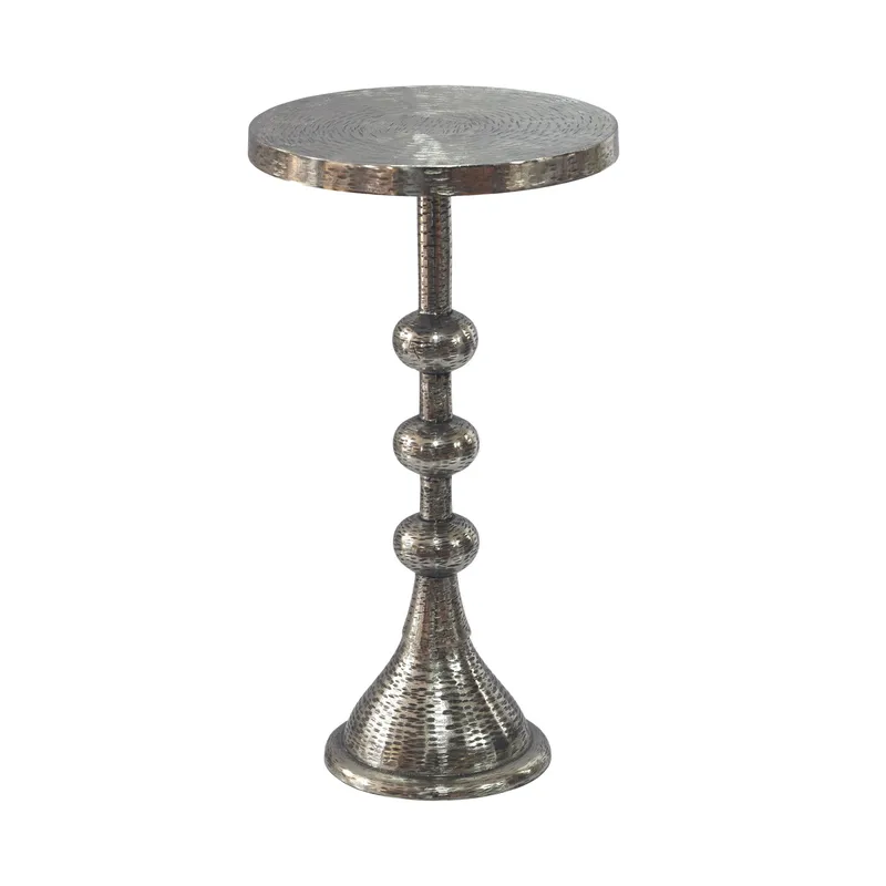 Junora Sidebord 30 cm Industriel stil, sølvfarvet