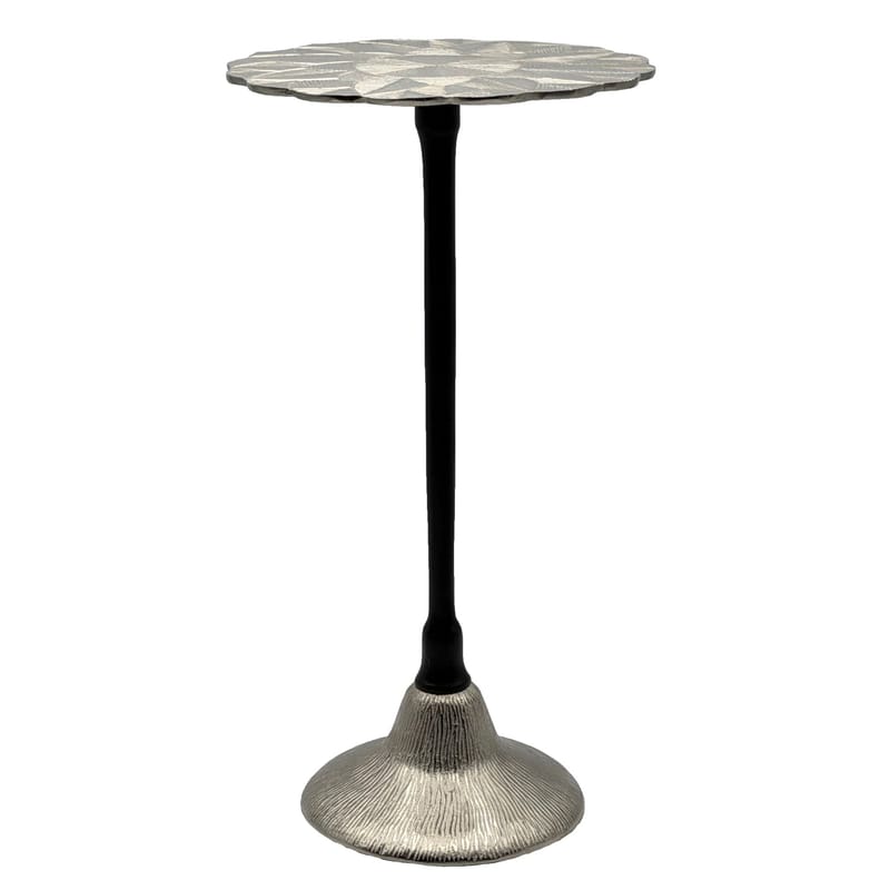 Junova Sidebord 29 cm Industriel stil, Sølv og sort