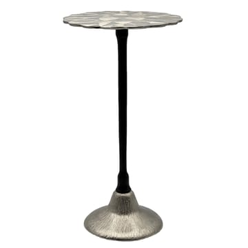 Junova Sidebord 29 cm Industriel stil - Sølv og sort - Møbler - Borde - Aflastningsbord - Lampebord