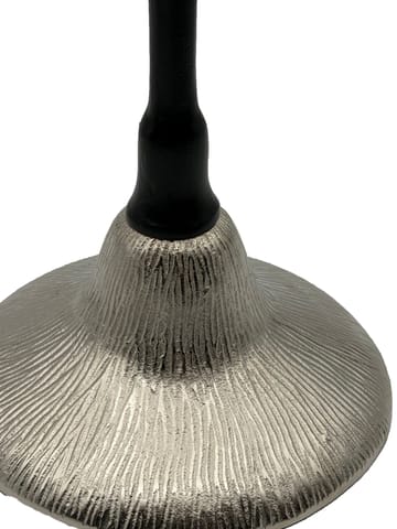 Junova Sidebord 29 cm Industriel stil - Sølv og sort - Møbler - Borde - Aflastningsbord - Lampebord