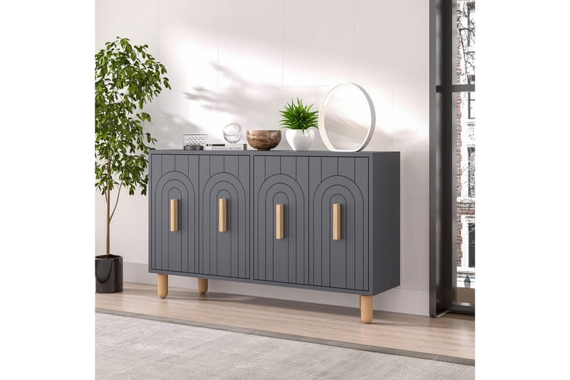 Kambuku Konsolbord 120 cm - Antracit - Møbler - Borde - Aflastningsbord - Entrébord