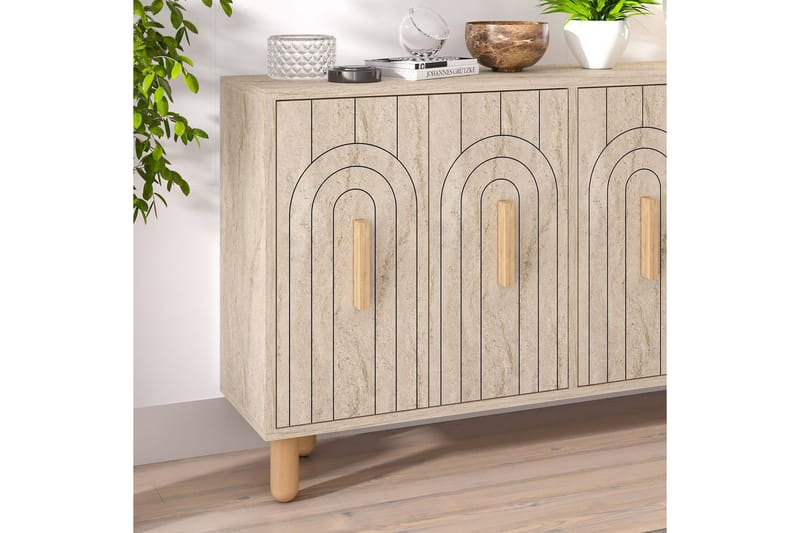 Kambuku Konsolbord 120 cm - Beige - Møbler - Borde - Aflastningsbord - Entrébord