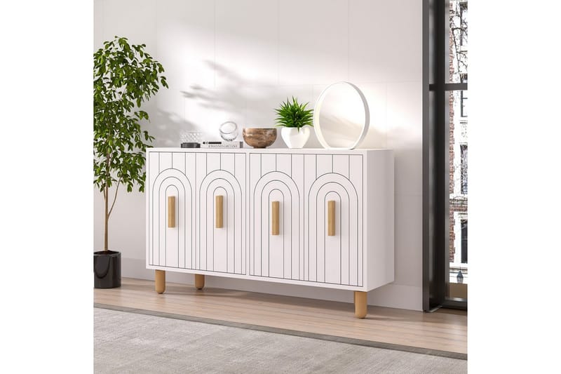 Kambuku Konsolbord 120 cm - Hvid - Møbler - Borde - Aflastningsbord - Entrébord
