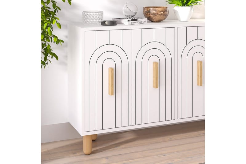 Kambuku Konsolbord 120 cm - Hvid - Møbler - Borde - Aflastningsbord - Entrébord