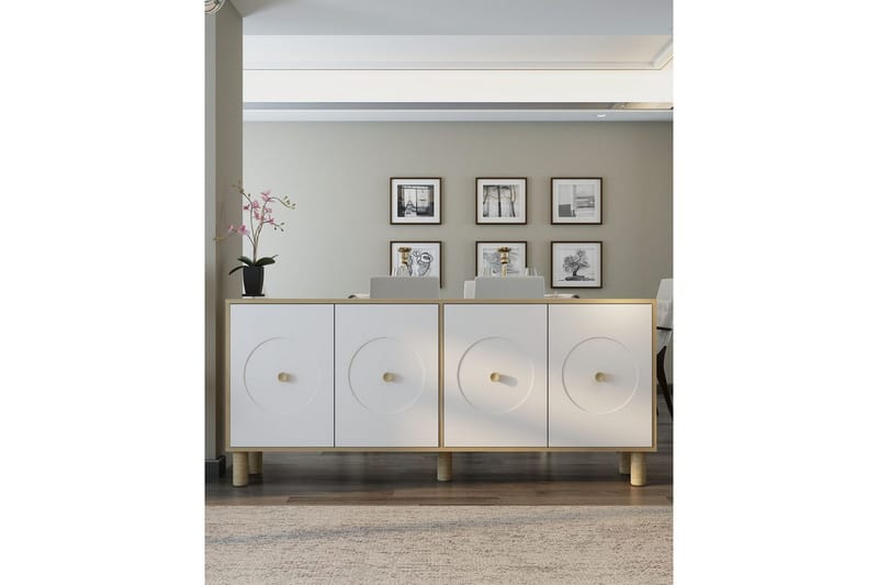 Katsuyoshi Konsolbord 180 cm - Natur/Hvid - Møbler - Borde - Aflastningsbord - Entrébord