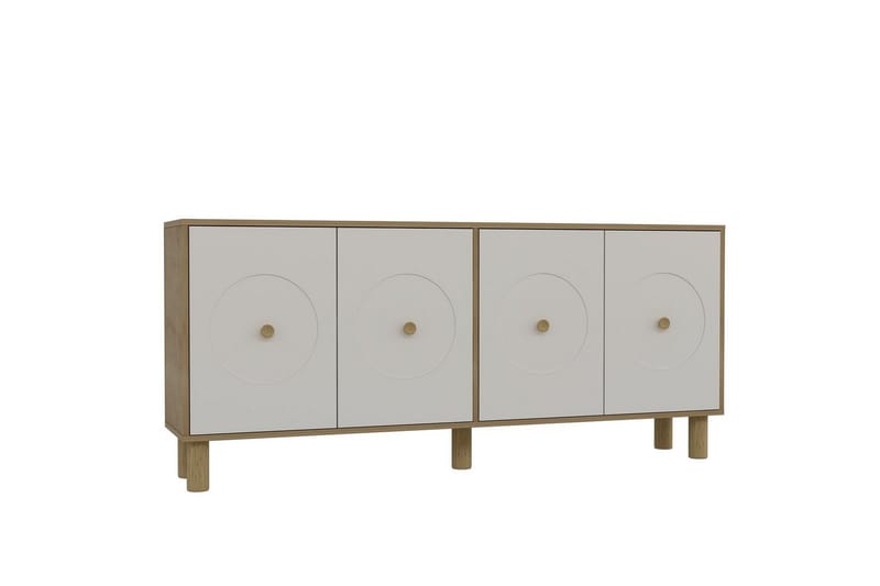 Katsuyoshi Konsolbord 180 cm - Natur/Hvid - Møbler - Borde - Aflastningsbord - Entrébord