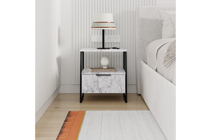 Kavilash sengebord 45 cm - Multifarvet - Møbler - Borde - Aflastningsbord - Sengebord