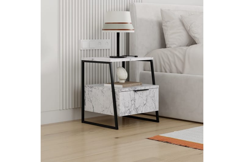Kavilash sengebord 45 cm - Multifarvet - Møbler - Borde - Aflastningsbord - Sengebord