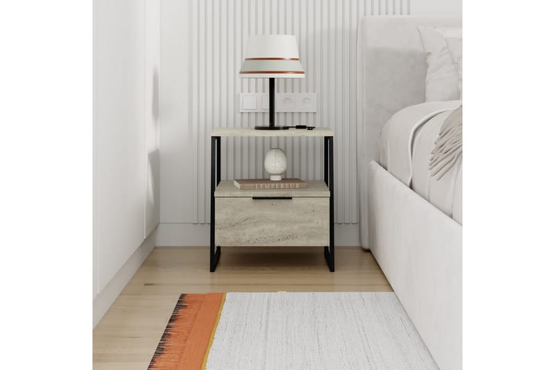 Kavilash sengebord 45 cm - Multifarvet - Møbler - Borde - Aflastningsbord - Sengebord